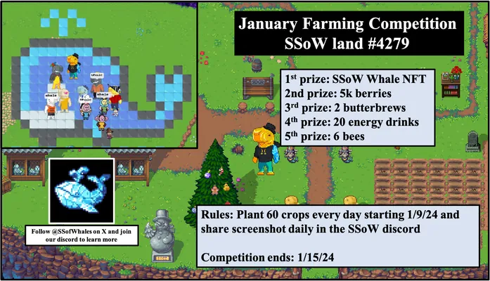 January 2024 - pixel game community event whale competition week 2
